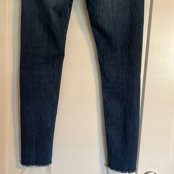 AG Farrah High-Rise Skinny Ankle Raw Hem Jeans - Picture 6 of 7